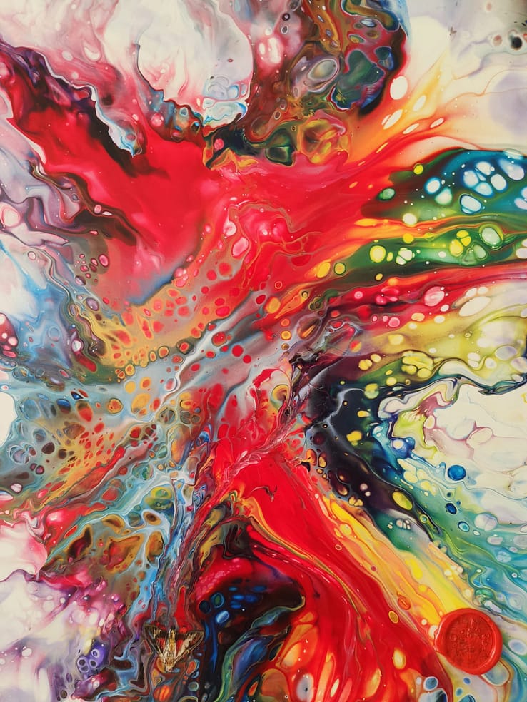 Fluidart, Pouring, Xuan Dung Burckhardt